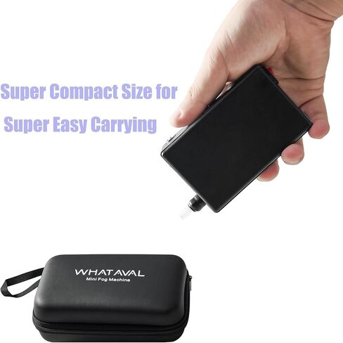 Mini Fog Smoke Machine Fogger Foggy Maker w/Wireless Remote Control, Handy Portable for Photography Cosplay Airflow Testing in Saudi Arabia