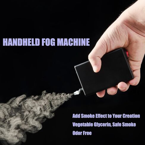 Mini Fog Smoke Machine Fogger Foggy Maker w/Wireless Remote Control, Handy Portable for Photography Cosplay Airflow Testing in Saudi Arabia