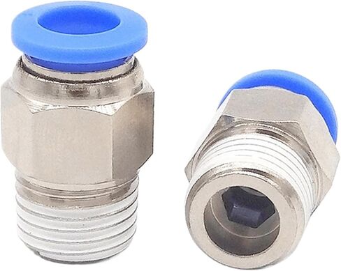 Threaded pneumatic quick connector NPT1/8 1/4 3/8 1/2 hose connector pipe PC pneumatic quick plug connector 6 8 10 12mm(PC10-N04) in Saudi Arabia