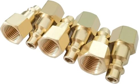 1 قطعة U20PF NPT 1/4 "النحاس ضاغط الهواء أداة هوائية التوصيل السريع موصل سريع. in Saudi Arabia