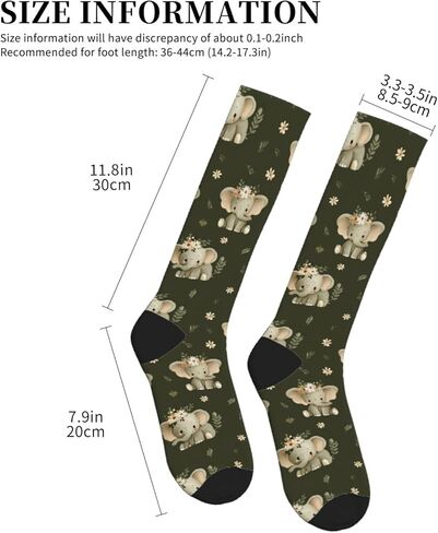 Cute Honey Bee Compression Socks Women Men, Knee High Support Stockings For Nurse Running Travel Athletic in Saudi Arabia