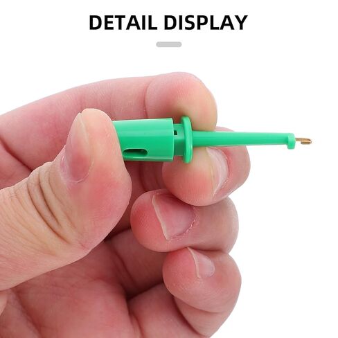 Cabilock 20pcs Multimeter Test Probes Colorful Large Spring Hook Clips for Electronic Testing Circuit Board Diagnosis and Experimentation in Saudi Arabia
