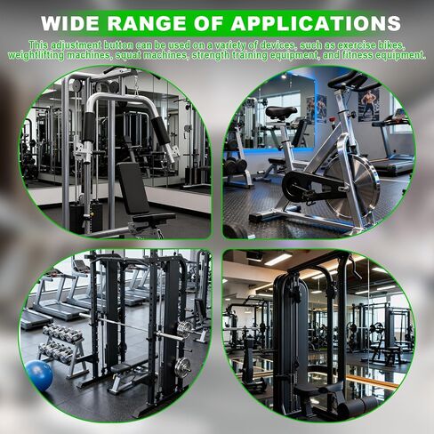 Penitue 2pcs M16 Pull Pin Knobs, Spin Bike Height Adjusting Knob Exercise Bike Replacement Parts for Weightlifting Machine Weight Benches Fitness Equipment in Saudi Arabia
