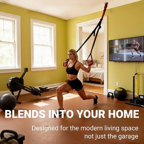 304 Stainless Steel Ceiling Anchor for Resistance Bands & Home Workout Straps, One-Piece Design Wall Mount Bracket, Powder Coated Hook for Indoor & Outdoor Use in Saudi Arabia