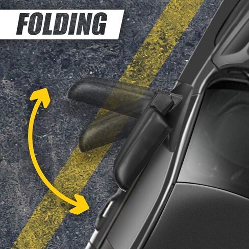 مرايا سحب سلالة السيارات المتوافقة مع Ford F150 2004-2014 ، الطاقة اليمنى للركاب الطاقة القابلة للتمديد تسخينها مع عوامل التعزيز المرايا الجانبية ، الأسود 04 05 06 07 08 09 10 11 12 13 14 in Kuwait