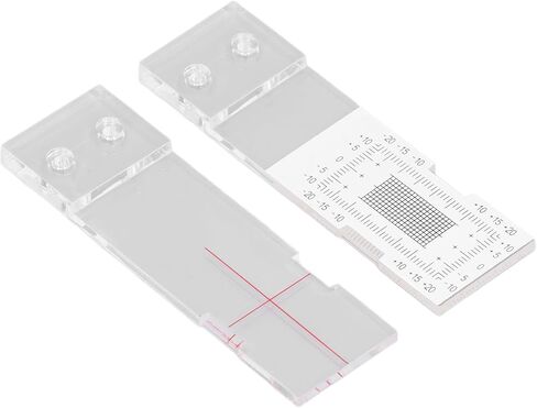 WALFRONT Tell Tale Corner Crack Monitor, Acrylic Material, High Precision with Clear Scale, Ideal for Home Construction and Renovations in Saudi Arabia