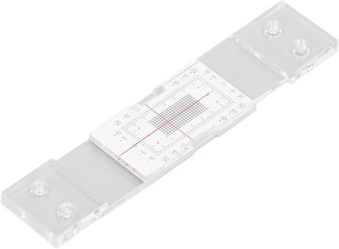 WALFRONT Tell Tale Corner Crack Monitor, Acrylic Material, High Precision with Clear Scale, Ideal for Home Construction and Renovations in Saudi Arabia