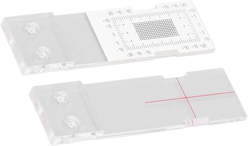 WALFRONT Tell Tale Corner Crack Monitor, Acrylic Material, High Precision with Clear Scale, Ideal for Home Construction and Renovations in Saudi Arabia