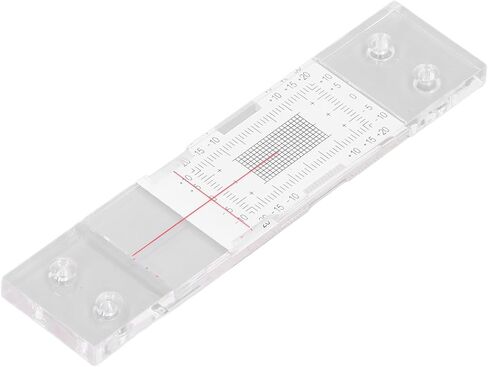 WALFRONT Tell Tale Corner Crack Monitor, Acrylic Material, High Precision with Clear Scale, Ideal for Home Construction and Renovations in Saudi Arabia