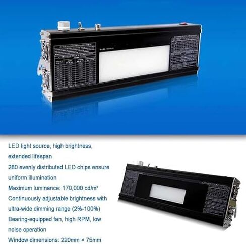 LED Film Viewer for NDT, Industrial Use, Adjustable Brightness, Foot Switch, High Luminance 170,000 Cd/m², Non-Destructive Testing Equipment in Saudi Arabia