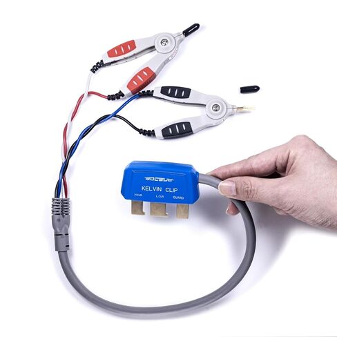 Handheld LCR Kelvin Test Clip Leads, Universal 4-Wire Test Leads for SMD Chip, Compatible with DE-5000 LCR Meter in Saudi Arabia