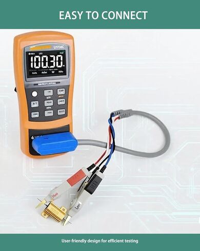 Handheld LCR Kelvin Test Clip Leads, Universal 4-Wire Test Leads for SMD Chip, Compatible with DE-5000 LCR Meter in Saudi Arabia