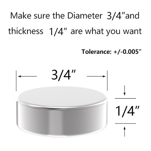 مغناطيس نيوديميوم قوي - 3/4 بوصة عمق × 1/4 بوصة ارتفاع - 12 حزمة، 15.6 رطل قوة سحب قوية جدًا من قرص نيوديميوم نادر، مغناطيس دائري للسبورة البيضاء، لوحة المسح الجاف، الثلاجة، مغناطيس الحرف اليدوية in Kuwait