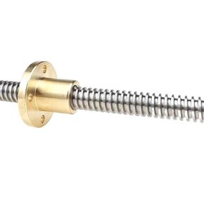 Metal Ball Screw nut end Processing Lead 4mm with Nut 3D Printer Trapezoidal Rod 100mm-600mm T16 Lead Screw 16mm Linear Shaft(100mm) in Saudi Arabia