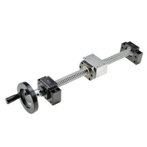 Metal Ball Screw nut end Processing 150-1000mm SFU1610 Ball Screw C7+Ball Nut+ Nut Housing+BK/BF12 End Support+Handwheel(950mm) in Saudi Arabia