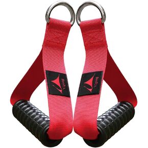 مقابض تمرينات الصالة الرياضية شديدة التحمل لآلة الكابلات، وحزام المقاومة، ومعدات التمارين المنزلية بنظام البكرة، وقبضة مريحة وأقوى in Kuwait