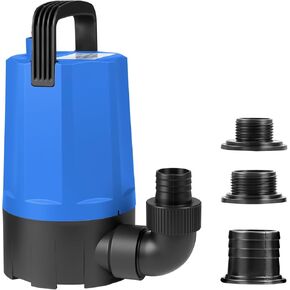 Sump Pump, 1 HP 4500 GPH Submersible Water Pump Utility Pump, Thermoplastic Electric Portable Water Transfer Pump for Swimming Pools Gardens Ponds Basements Window Wells, with 20 Feet Long Power Cord. in Saudi Arabia