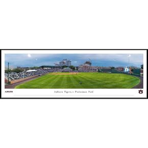 البيسبول Auburn Tigers - طباعة مؤطرة قياسية مقاس 40.25 × 13.75 بوصة من Blakeway Panoramas in Kuwait