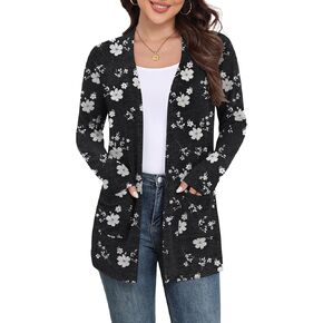 Yincro Womens Cardigan Cardigan Fall Long Sleeve 0pen الأمامية مع جيوب خارجية غير رسمية in Kuwait