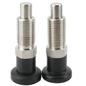 QX221 البلاستيك المقاوم للصدأ / الكربون الصلب مؤشر المكبس اليد قابل للسحب الذاتي قفل الفهرسة دبوس M8 / 10/12/16/20/24 1 قطعة (QX221-BNK، M20-12-15) in Kuwait