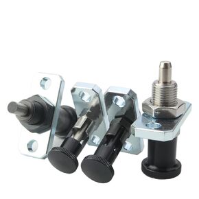 Stainless Steel/Carbon Steel Flanged M8 M16 Indexing Plungers Return Type/Self-Locking Spring Loaded Plunger 1Pcs(YK242-BNK,M10L) in Kuwait