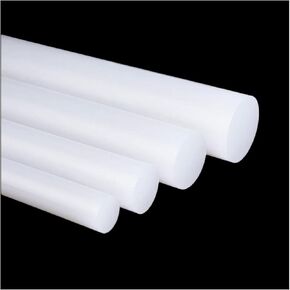 Plastic round rod, 4 Pcs Nylon Rods, Plastic Round Rod 8/10/12Mm Diameter, 500Mm Length(8mm 6pcs) in Kuwait