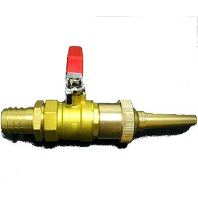 مفتاح صمام كروي نحاسي عالي الضغط لموصل مسدس المياه ببكرة خرطوم - DN15 1/2" تدفق قابل للتعديل للحديقة وغسيل السيارات واستخدام الرشاش (16 مم) in Kuwait