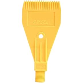 5 عبوات من فوهات منفاخ الهواء ABS مقاس 1/4 بوصة - تصميم مروحة مسطحة للتوزيع الفعال في التطبيقات الصناعية والتجارية (3 فتحات صفراء) in Kuwait