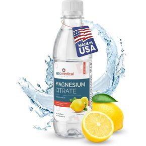 Epic Medical Supply سيترات المغنيسيوم 10 أونصة سائلة - نكهة الليمون - ملين ملحي سائل - لدعم الإمساك العرضي (1) in Kuwait