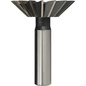 1pcs Carbide Dovetail Milling Cutter 45/55/60 Degrees HSS Straight Shank Slot End Mill CNC Router Bit 10-60mm Cutting Diameter(20x45Degrees) in Kuwait
