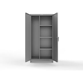 خزانة حراسة قوية 14 GA للخدمة الشاقة مع 3 أرفف - 36 بوصة عرض × 24 بوصة عمق × 75 بوصة ارتفاع in Kuwait