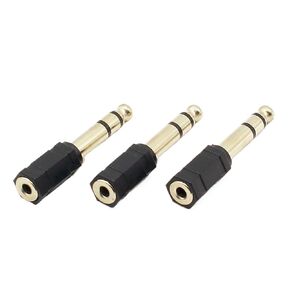 fengpeng 3 قطع جاك 6.35 زوايا أحادية موصل الصوت ومحول. 35 ملليمتر أحادية التوصيل إلى 3.5 ستيريو/أحادية جاك 3 قطعة/الوحدة in Kuwait