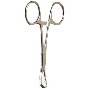 Medline Lorna Towel Clamps, Nonperforated, Stainless Steel, Floor Grade, 3.75 Inches, Box of 12 Each in Kuwait