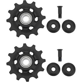2Pcs Bicycle Rear Derailleur Pulley 11 Speed 12T Jockey Wheel Compatible with SRAM XX1/XO1/GX in Saudi Arabia