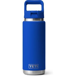 YETI Rambler 26 oz Bottle, Vacuum Insulated, Stainless Steel with Color Matching Straw Cap, Tropical Pink in Kuwait