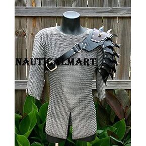 إعادة تمثيل بولدرونز الجلدية لفارس العصور الوسطى من نوتيكال مارت - زي درع LARP in Kuwait