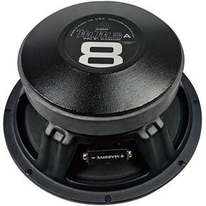 Massive Audio MM8A 8" Mid-Range Speaker | 300W Max, 150W RMS, 4 Ohm, Aluminum Basket, High Efficiency Pro Audio Speaker for Car, Motorcycle & UTV Sound Systems in Kuwait