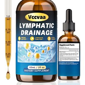 Lymphatic Drainage Drops – Herbal Liquid Extract with Elderberry, Burdock, Calendula, Echinacea & More – Supports Immune Health, Lymphatic Function & Natural Detox – 60mL in Saudi Arabia