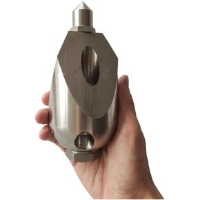 فوهة تنظيف المجاري من الفولاذ المقاوم للصدأ 1 بوصة أنثى 50-300 بار 135-250LPM Foward3 Backward5(135LPM) in Kuwait