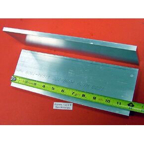 قطعتين 3/8 بوصة × 4 بوصة من الألومنيوم 6061 T6511 شريط مسطح صلب بطول 12 بوصة .375 بوصة مطحنة StockF in Kuwait