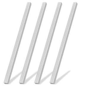 4 قطع من قضبان الألومنيوم المسطحة 6061 من سبائك الألومنيوم بطول 12.08 بوصة × عرض 0.39 بوصة × 0.39 بوصة مربعة السمك للأغراض العامة لوحة مخزون صلبة للقطع الصناعي اليومي in Kuwait