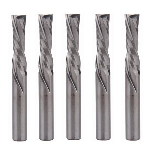 5 قطعة مطحنة نهاية ضغط دوامة راوتر بت صعودا وهبوطا قطع 6x22 مللي متر اثنين المزامير كربيد أداة القواطع للخشب باستخدام الحاسب الآلي in Kuwait