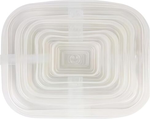 6 Piece Efficient Silicone Square Lids For Food Storage Dishwasher Safe Safe Kitchen Covers Kitchen Covers in Saudi Arabia