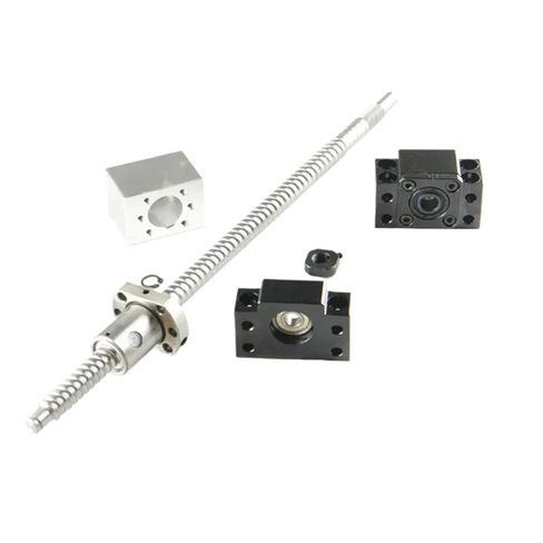 Double nut Ball Screw Control Machine SFU1204 Ball Screw with End Machine RM1204 Length 250-1000mm Flange Ball Nut BF/BK10+Ball Nut Housing(400mm) in Saudi Arabia