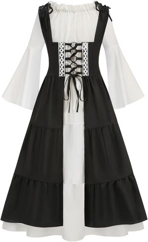 TOONRAIN Princess Costume Medieval Renaissance Dress Girls for Halloween Cosplay in Kuwait