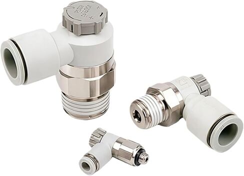 1pcs Speed Controller with One-touch Fitting Meter-out Throttle valve Pneumatic fitting AS1201F/2201F/3201F/4201F(AS3201F-03-08SA,10 PCS) in Saudi Arabia