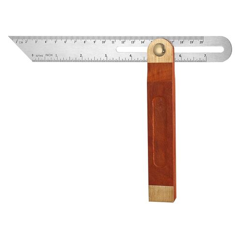 Sliding T-Bevel Angle Ruler Stainless Steel with Hardwood Handle 9.84 Inch Adjustable Angle Gauge T-Square for Woodworking and Machinist Use in Saudi Arabia