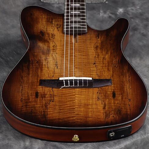 Ibanez FRH20 Thinline Nylon-string Acoustic-electric Guitar - Satin Natural in Saudi Arabia