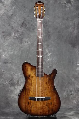 Ibanez FRH20 Thinline Nylon-string Acoustic-electric Guitar - Satin Natural in Saudi Arabia