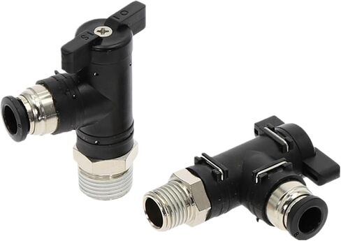 1pcs BL Pneumatic Push In Quick Joint Connector Hand Valve To Turn Switch Manual Ball Current Limiting 4mm 6mm 8mm PU pipe Fittings(BL 10mm,1/2") in Saudi Arabia